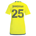 Walker Zimmerman Nashville SC adidas Women's 2024 The 615 Kit Replica Player Jersey - Yellow