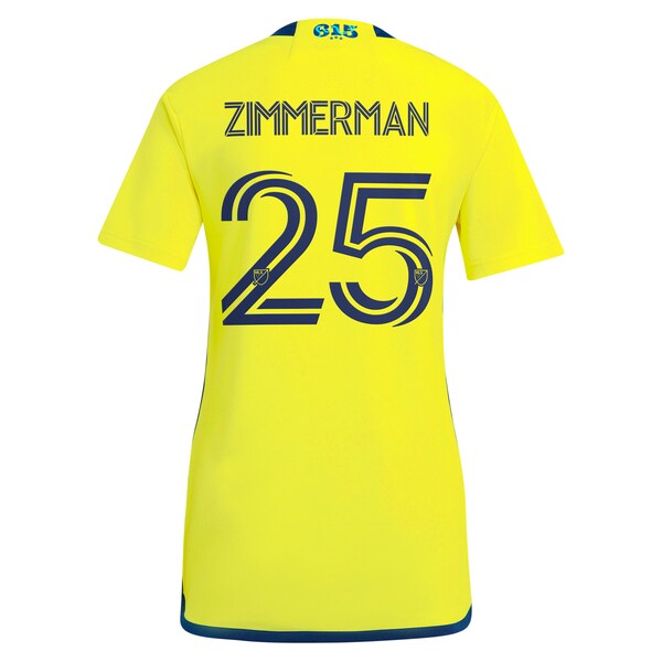 Walker Zimmerman Nashville SC adidas Women's 2024 The 615 Kit Replica Player Jersey - Yellow