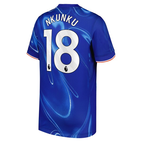 Christopher Nkunku Chelsea Nike Youth 2024/25 Home Replica Player Jersey - Blue