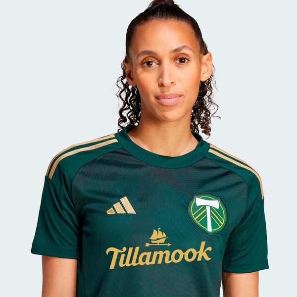 Portland Timbers adidas Women's 2025 Forever Green & Gold Replica Jersey - Green