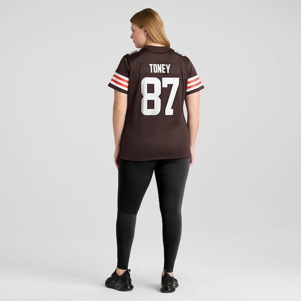 Kadarius Toney Cleveland Browns Nike Women's Team Game Jersey -  Brown