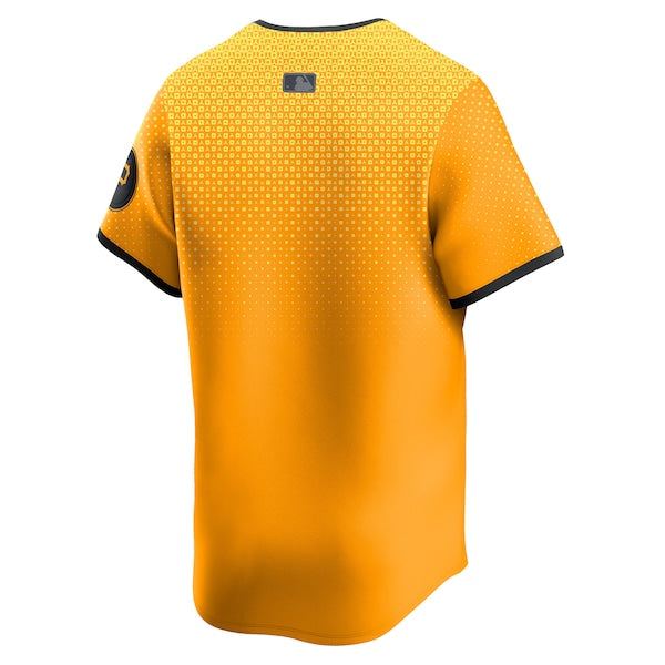 Pittsburgh Pirates Nike City Connect Limited Jersey - Gold