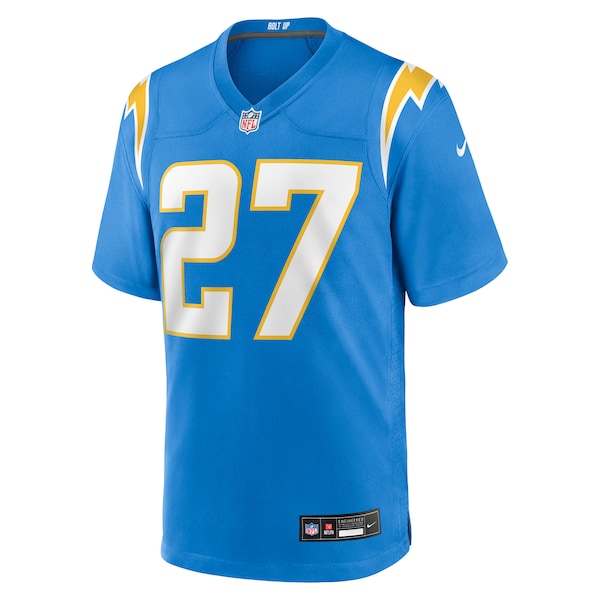 R.J. Mickens Los Angeles Chargers Nike Team Game Jersey -  Powder Blue
