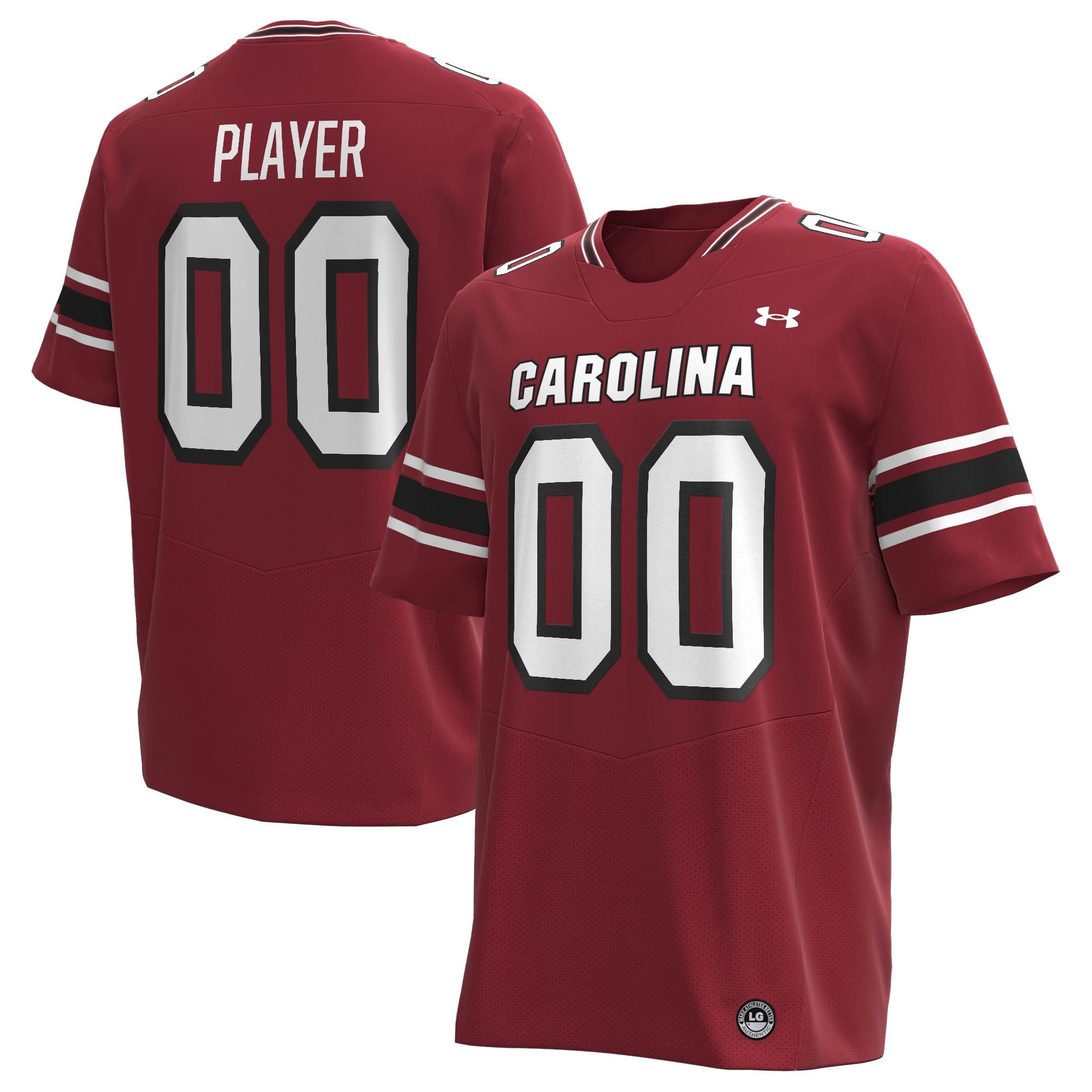 South Carolina Gamecocks Under Armour Alternate NIL Pick-A-Player Replica Football Jersey - Black/Garnet