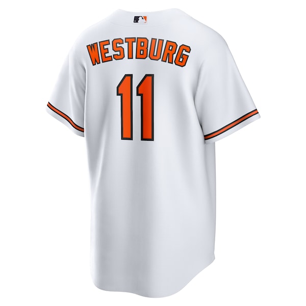 Jordan Westburg Baltimore Orioles Nike Home Replica Jersey - White