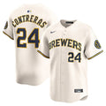 William Contreras Milwaukee Brewers Nike Alternate Limited Player Jersey - Cream