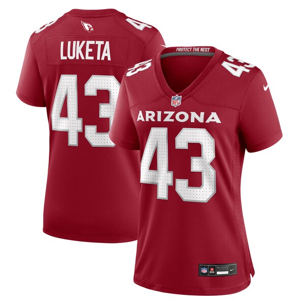 Jesse Luketa Arizona Cardinals Nike Women's  Game Jersey -  Cardinal
