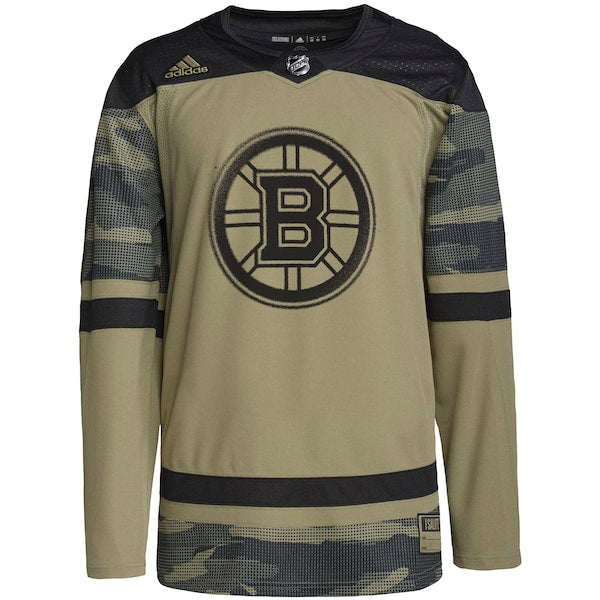 Boston Bruins adidas Military Appreciation Team Authentic Practice Jersey - Camo