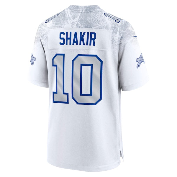 Khalil Shakir Buffalo Bills Nike 2025 Rivalries Collection Game Jersey - White
