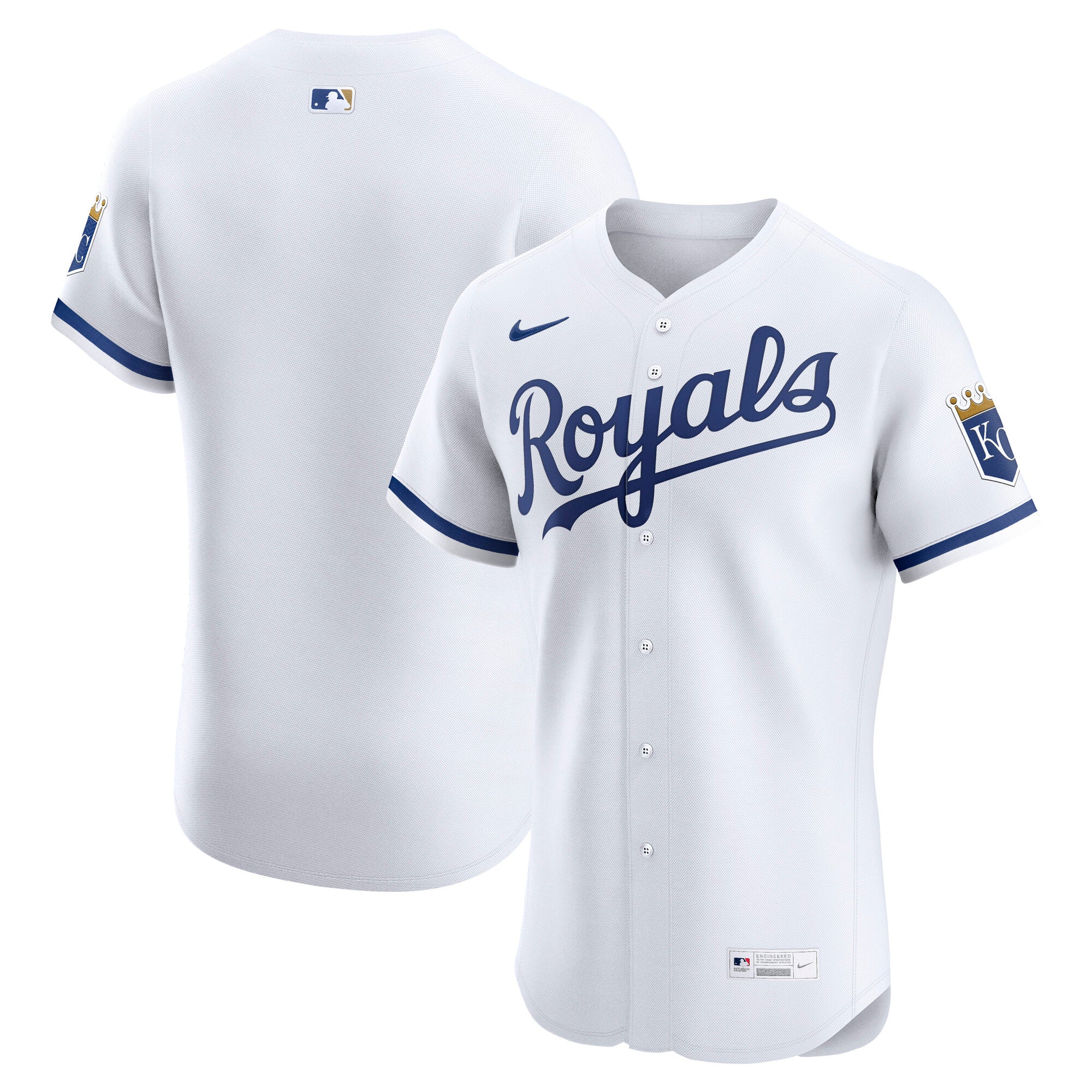 Kansas City Royals Nike Alternate 2 Elite Jersey - Royal/White/Light Blue