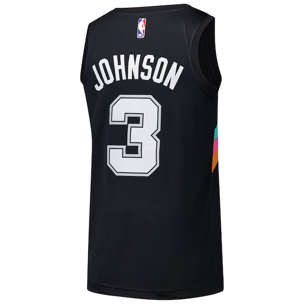 Keldon Johnson San Antonio Spurs Nike Swingman Player Jersey - City Edition - Black