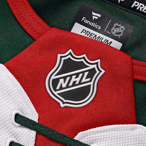 Minnesota Wild  Away Premium Custom Jersey - White/Green