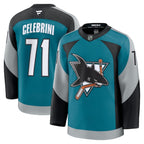 Macklin Celebrini San Jose Sharks  Alternate Premium Player Jersey - Teal