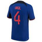 Virgil Van Dijk Netherlands National Team Nike 2022/23 Away Vapor Match Authentic Player Jersey - Blue