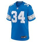 Alex Anzalone Detroit Lions Nike Game Jersey - Blue/Black