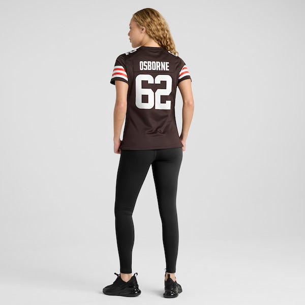 Justin Osborne Cleveland Browns Nike Women's Team Game Jersey -  Brown