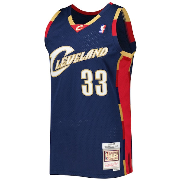 Shaquille O'Neal Cleveland Cavaliers Hardwood Classics 2009/10 Jersey - Navy