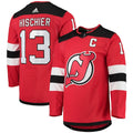 Nico Hischier New Jersey Devils adidas Home Primegreen Authentic Player Jersey - Red/Black