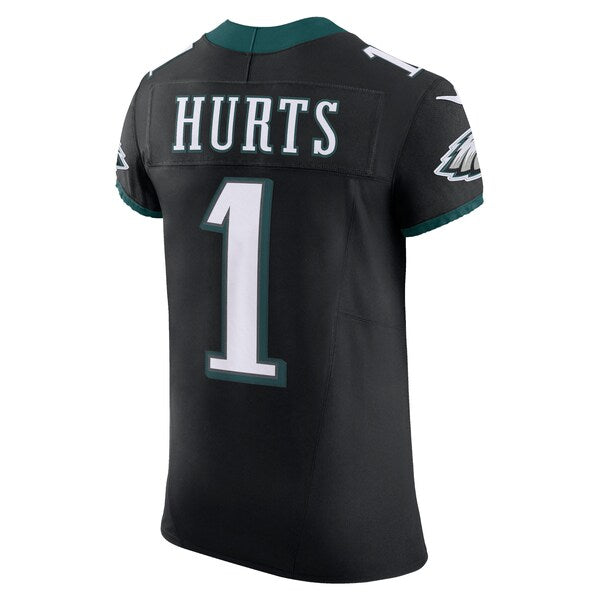 Jalen Hurts Philadelphia Eagles Nike Alternate Vapor F.U.S.E. Elite Jersey - Black/Green/Kelly Green