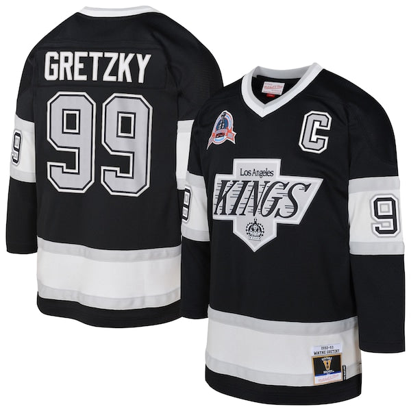 Wayne Gretzky Los Angeles Kings  Preschool 1992/93 Blue Line 2.0 Player Jersey - Black