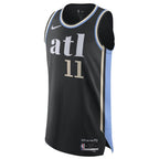 Nike Trae Young Atlanta Hawks  Authentic Jersey - City Edition - Black