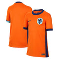 Netherlands National Team Nike Youth 2024 Home Replica Blank Jersey - Orange