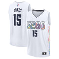 Nikola Jokic Denver Nuggets  Youth 2024/25 Fast Break Player Jersey - City Edition - White