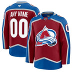 Colorado Avalanche  Home Premium Custom Jersey - Burgundy/Navy/White