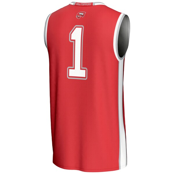 #1  Western Kentucky Hilltoppers GameDay Greats  Lightweight Basketball Jersey - Red/White/Black