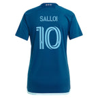 Daniel Salloi Sporting Kansas City adidas Women's 2024 Diamonds Our Forever Replica Player Jersey – Navy