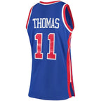 Isiah Thomas Detroit Pistons 1988/89 Hardwood Classics Swingman Jersey - Blue