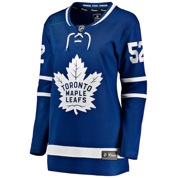 Reese Johnson Toronto Maple Leafs  Women's Home Breakaway Player Jersey - Blue