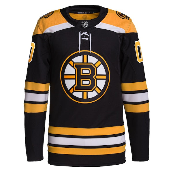 Boston Bruins adidas  Home  Primegreen Authentic Custom Jersey - Black