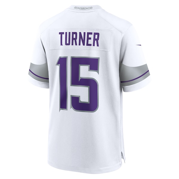 Dallas Turner Minnesota Vikings Nike Alternate Game Player Jersey - White