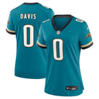 Gabe Davis Jacksonville Jaguars Nike Women's Prowler Throwback Game Jersey - Teal