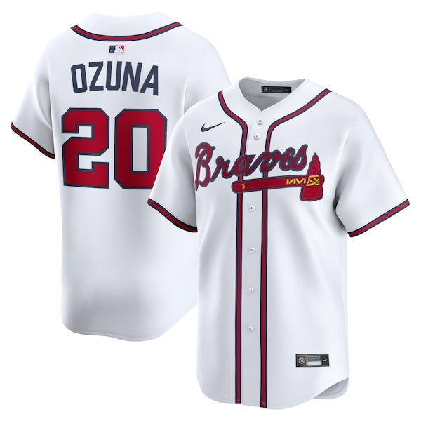 Marcell Ozuna Atlanta Braves Nike Home Limited Player Jersey - White