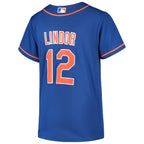 Francisco Lindor New York Mets Nike Youth Alternate Replica Player Jersey - Royal