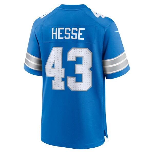 Parker Hesse Detroit Lions Nike Team Game Jersey -  Blue