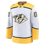 Nashville Predators  Away Premium Custom Jersey - White/Gold
