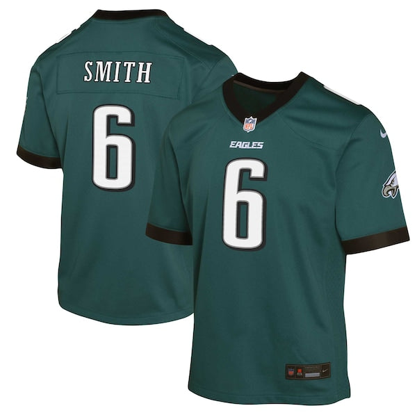 DeVonta Smith Philadelphia Eagles Nike Youth Game Jersey - Midnight Green