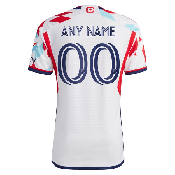 Chicago Fire adidas 2024 A Kit For All Authentic Custom Jersey – White