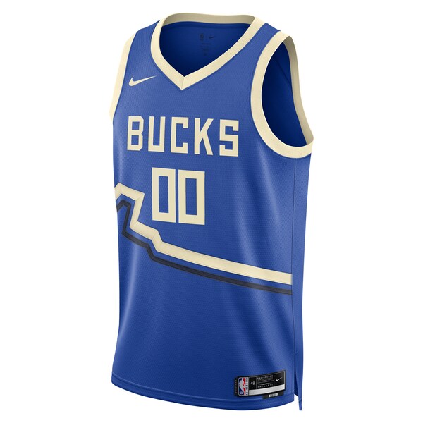 Milwaukee Bucks Nike Unisex 2024/25 Custom Swingman Jersey - City Edition - Royal