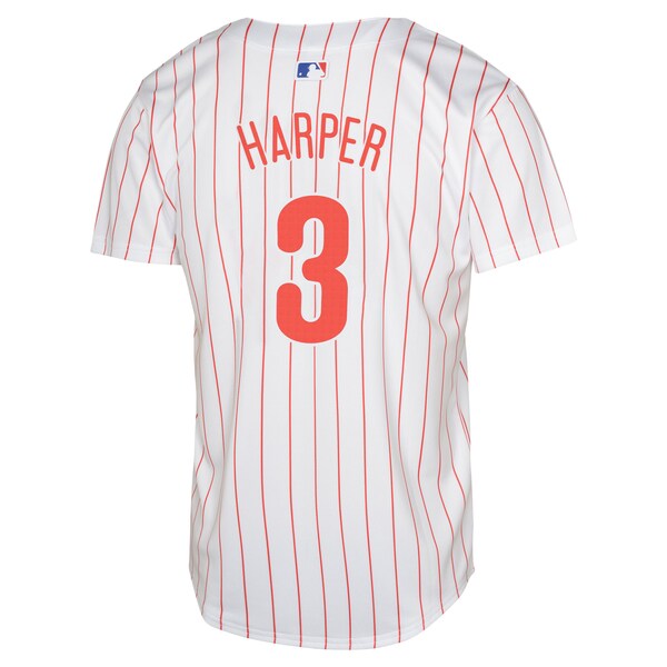 Bryce Harper Philadelphia Phillies Youth Limited Player Jersey - White/Cream/Light Blue