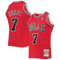Toni Kukoc Chicago Bulls 1997/98 Hardwood Classics Swingman Jersey - Red