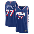 V. J. Edgecombe Philadelphia 76ers  2025 NBA Draft First Round Pick Fast Break Replica Jersey - Icon Edition - Royal