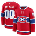 Montreal Canadiens  Home Premium Custom Jersey - Red/White