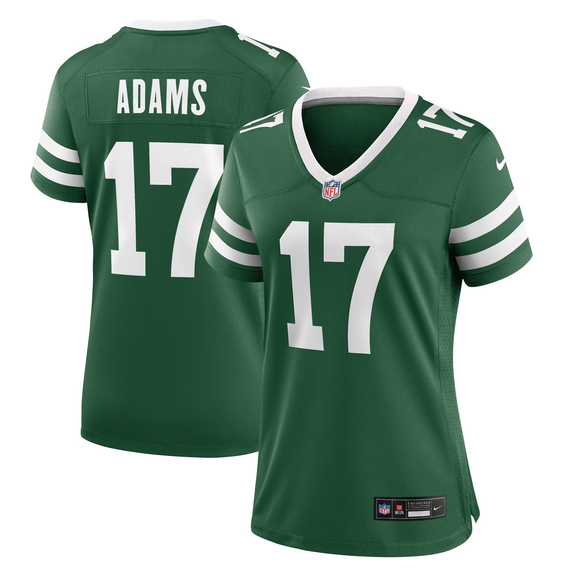 Davante Adams New York Jets Nike Women's Game Jersey - Legacy White/Black/Green
