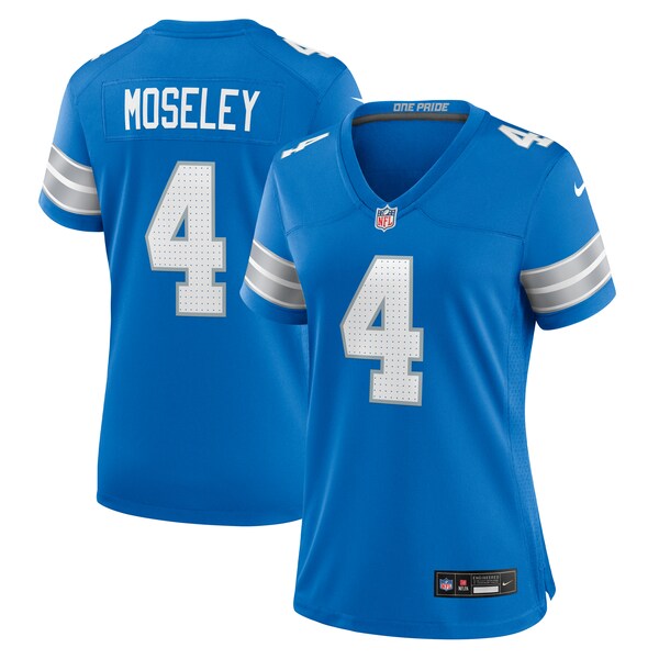 Emmanuel Moseley Detroit Lions Nike Women's Team Game Jersey -  Blue