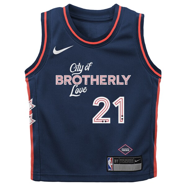 Joel Embiid Philadelphia 76ers Nike Toddler Swingman Replica Jersey - City Edition - Navy