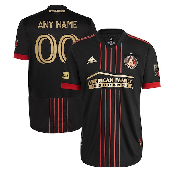 Atlanta United FC adidas 2021 The BLVCK Kit Authentic Custom Jersey - Black